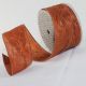 Wired Crinkled Satin Silk 2 Inch  27 Yards  Chocolate