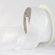 Wired Crinkled Satin Silk 2 Inch  27 Yards  White