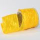 Wired Crinkled Satin Silk 3 Inch  27 Yards  Yellow