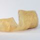 Wired Crinkled Satin Silk 3 Inch  27 Yards  Gold