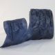 Wired Crinkled Satin Silk 3 Inch  27 Yards  Navy