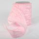 Wired Crinkled Satin Silk 6 Inch  27 Yards  Pink