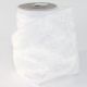 Wired Crinkled Satin Silk 6 Inch  27 Yards  White