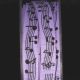 Woven Notes 3/8 inch 27 yards Purple