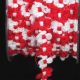 Woven Rococo Trim 5/8 inch 22 yards Red/White
