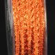 Woven Metallic Braid 1/4 inch 22 yards Orange