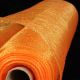 Deko Mesh II 21 inch 10 yards Gold/Orange