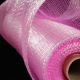 Deko Mesh II 21 inch 10 yards Silver/Fuchsia