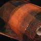 Check Deko Mesh 6.5 inch 20 yards Black/Orange