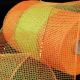 Check Deko Mesh 6.5 inch 20 yards Orange/Green