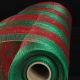 Check Deko Mesh 21 inch 10 yards Green/Red