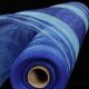 Stripe Deko Mesh 21 inch 10 yards Royal/Light Blue