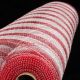 Special Deko Mesh 21 inch 10 yards Red/Silver/White