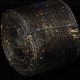 Wired Sinamay Abaca Fiber Ribbon 3 Inch  16 Yards Navy / Gold