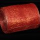 Wired Sinamay Abaca Fiber Ribbon 5 Inch  16 Yards Red / Gold