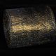 Wired Sinamay Abaca Fiber Ribbon 5 Inch  16 Yards Navy / Gold