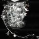 Wired Star Garland 3/4 Inch 27 Yards Silver