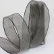 Wire Edge Crystal Organdy 1 In 27 Yards  Silver Night