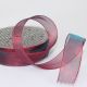 Wire Edge Crystal Organdy 1 Inch 27 Yards   Berry