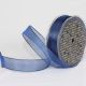 Wire Edge Crystal Organdy 1 Inch 27 Yards   Navy Blue