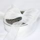 Wire Edge Crystal Organdy 1 Inch 27 Yards   White
