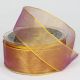 Wire Edge Crystal Organdy 1.5 Inch 27 Yards Wheat