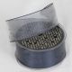Wire Edge Crystal Organdy 1.5 Inch 27 Yards   Graphite