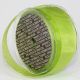 Wire Edge Crystal Organdy 1.5 Inch 27 Yards   Lime