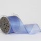 Wire Edge Crystal Organdy 2 3/8 Inch 27 Yards  Lt Blue