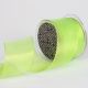 Wire Edge Crystal Organdy 2 3/8 Inch 27 Yards   Lime
