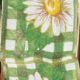 Wire Edge Sheer Daisy Plaid 1.5 Inch 22 Yards   Emerald