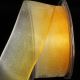 Wire Edge Ombre Organza 1.5 Inch 27 Yards   Sunshine