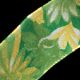 French Wire Blossom Sheer 1.5 Inch 22 Yards Green/yellow