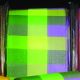 Wire Edge Taffeta 3-way Check 1.5 Inch 27 Yards Green/lime/lavender