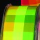 Wire Edge Taffeta 3-way Check 1.5 Inch 27 Yard Yellow/lime/green
