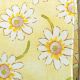 Wire Edge Taffeta Print Daisies 2.5 Inch 27 Yards Lemon