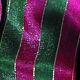 French Wire Gold Pin Stripe 1.5 Inch 27 Yards Hunter/bordeaux