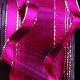 Wire Edge Organdy Gold Georgette 1 1/2in  27 Yards Burg/gold