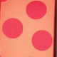 Wired Grosgrain w Large Dots Mango 1.5 inch 27 yards