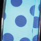 Wired Grosgrain w Large Dots Turquoise 1.5 inch 27 yards
