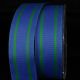 Wired Grosgrain w 2 Stripe Blue/Green 1.5 inch 27 yards
