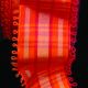 Wired Tartan Pico Edge Taffeta 1.5 Inch 27 Yards Orange/red