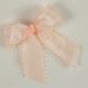 Wired Pico Edge Taffeta Loop 1.5 Inch 27 Yards Peach