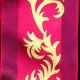 Wired Margaritte Taft Vines 2.5 Inch 27 Yards Burgundy/red