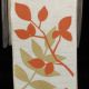 Ivory Wired Taffeta Leaves 1.5 inch  27yards
