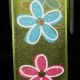 Wired Sheer Glitter Blume Lime 1.5 inch  27yards