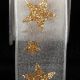 Wired Sheer Bright Star Ivory 1.5 inch  27yards