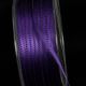 Double Sided Satin with Stitch Edge Purple/Black 3/16