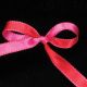 Double Sided Satin with Stitch Edge Fuchsia/Red 7/16