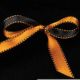Double Sided Satin with Stitch Edge Gold/Black 7/16
